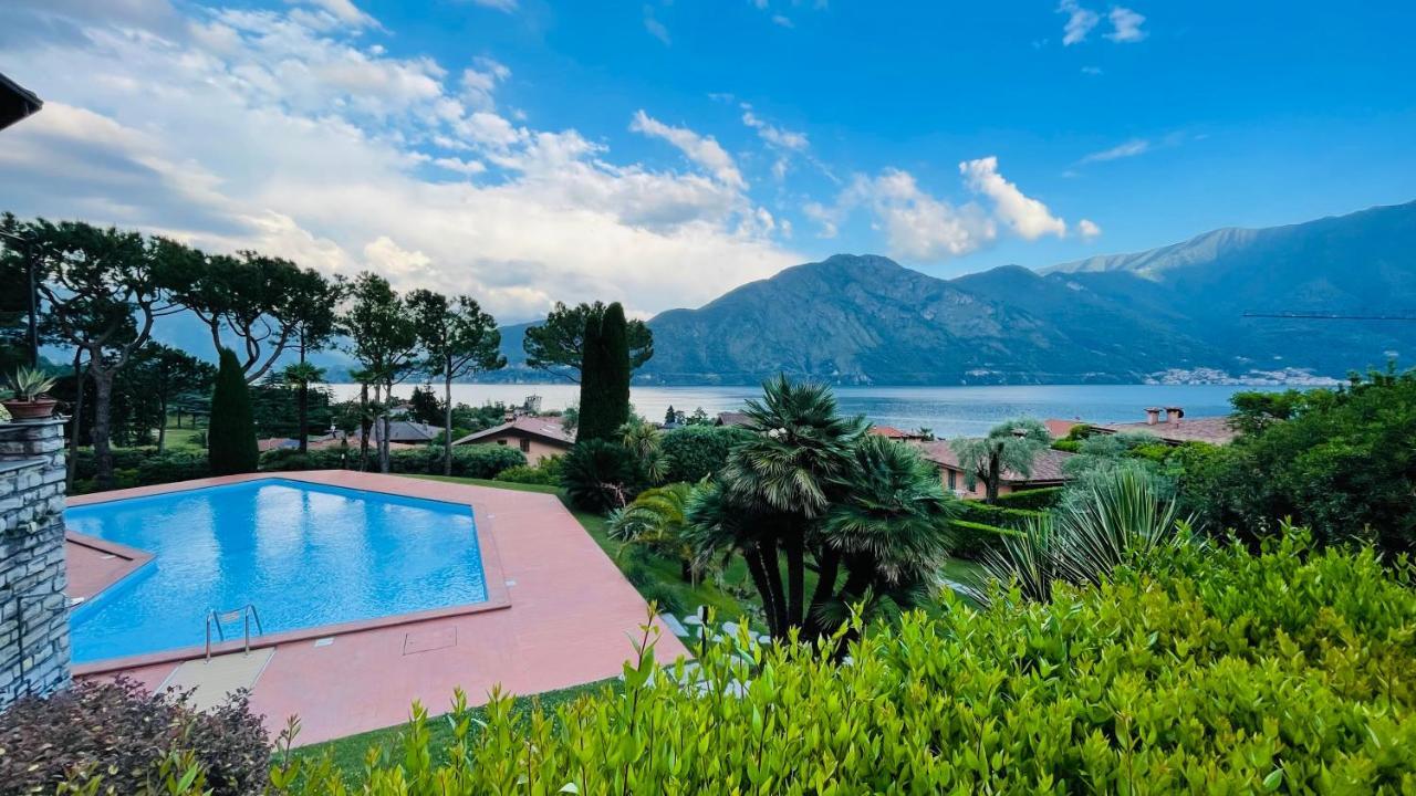 Lake View, Swimming Pool, Tennis Court And Private Parking Mezzegra Luaran gambar
