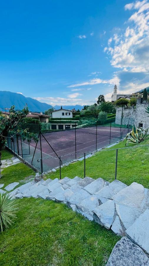 Lake View, Swimming Pool, Tennis Court And Private Parking Mezzegra Luaran gambar